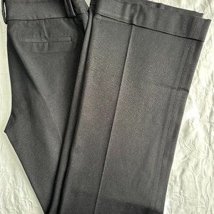 Banana Republic black wide leg dress pants